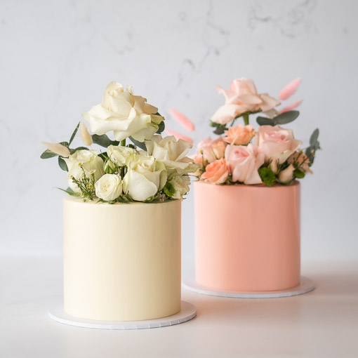 Picture of Buttercream Cake | Plain Floral