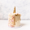 Picture of Pink & Gold Unicorn Cake