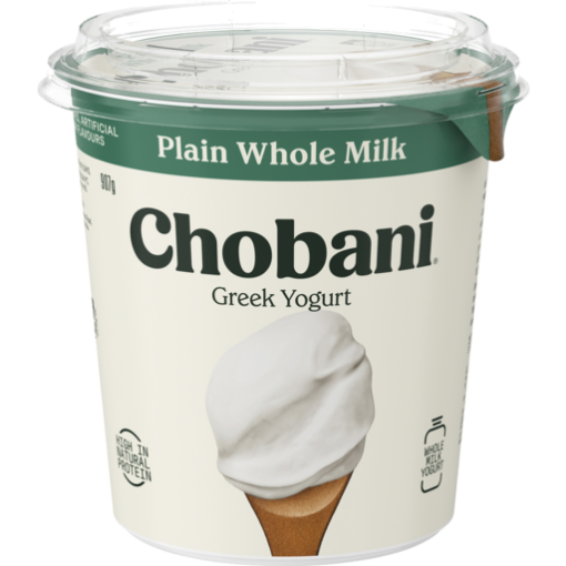 Picture of Chobani Yoghurt Plain Greek 4% 907gm