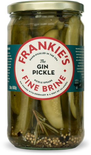 Picture of FRANKIE'S FINE BRINE PICKLES THE GIN PICKLE 680GM