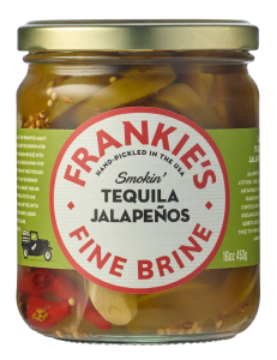 Picture of Frankie's Fine Brine Smokin' Tequila Jalapenos | 453g