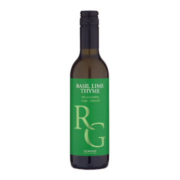 Picture of Rich Glen Basil Lime Thyme Infused Extra Virgin Olive Oil | 375ml