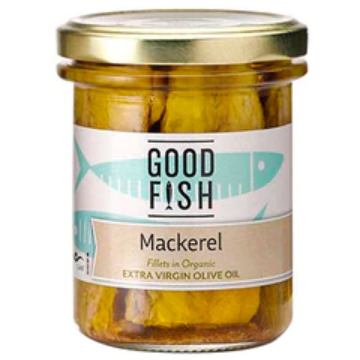 Picture of Good Fish Mackerel in Extra Virgin Olive Oil | 195g