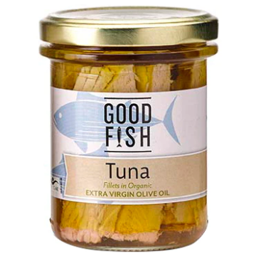 Picture of Good Fish Tuna Fillets in Extra Virgin Olive Oil | 195g