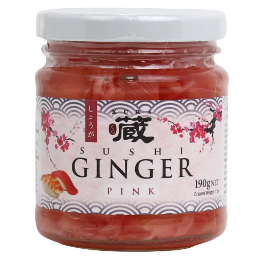 Picture of KURA PINK PICKLED GINGER 190GM