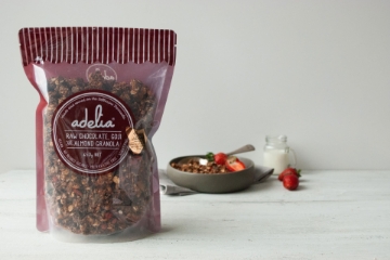 Picture of Adelia Fine Foods Raw Cacao, Goji & Almond Granola | 650g
