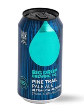 Picture of Big Drop Brewing Co. Pine Trail Pale Ale Non Alcoholic Cans | 4 x 375ml