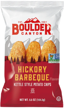 Picture of Boulder Canyon Hickory Barbeque Chips | 142g