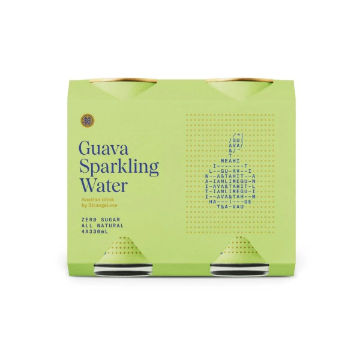 Picture of StrangeLove Sparkling Water Guava Multipack | 4 X 330ml