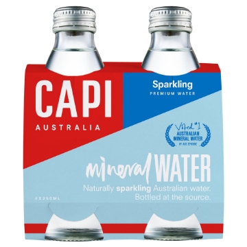 Picture of Capi Sparkling Mineral Water Multipack | 4 x 250ml