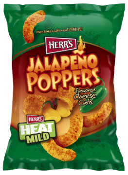 Picture of Herr's Jalapeno Cheese Curls | 198g