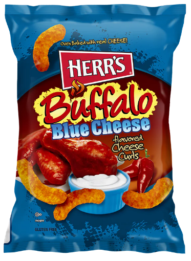 Picture of Herr's Buffalo Blue Cheese Curls | 170g