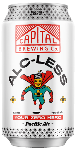 Picture of Capital Brewing Co. Alc-Less Non Alcoholic Pacific Ale | 4 X 375ml