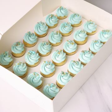 Picture of Cupcake Mini Vanilla Blue