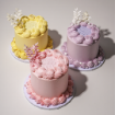 Picture of   Mothers Day Yellow Pastel Cake 5 Inch