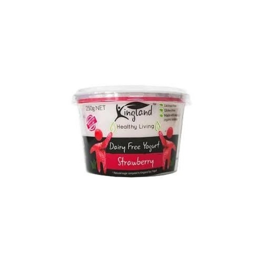 Picture of Kingland Soy Yoghurt Strawberries | 250g